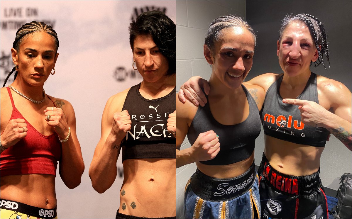 Amanda Serrano y Miriam Gutiérrez se enfrentaron dentro de la cartelera de Jake Paul vs Tyron Woodley,