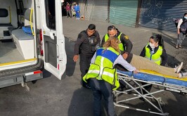 Motociclista es atropellada por taxi en Venustiano Carranza