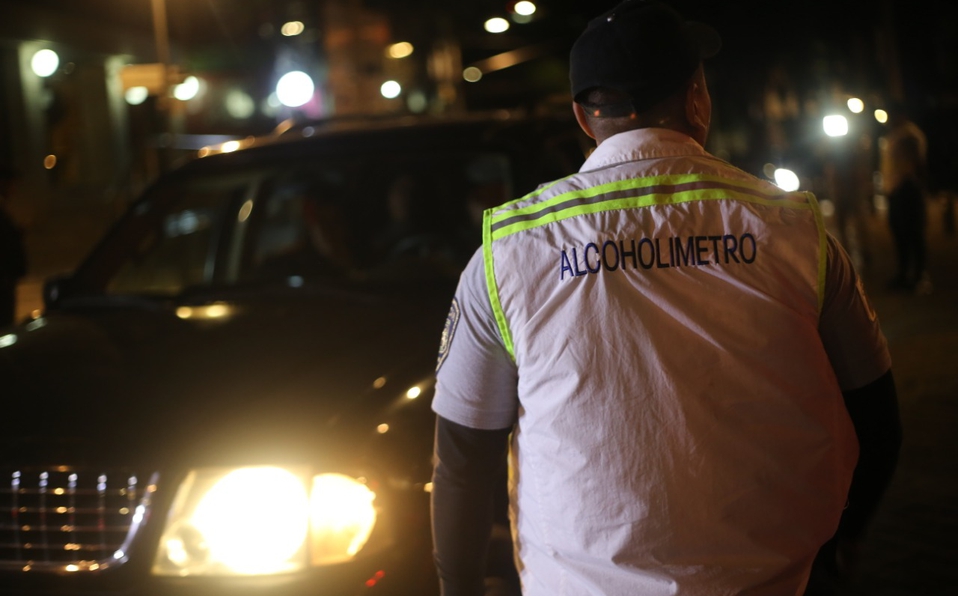Lo policías bancarios aseguraron que venían de sus fiesta de año nuevo/ Cortesía SSC