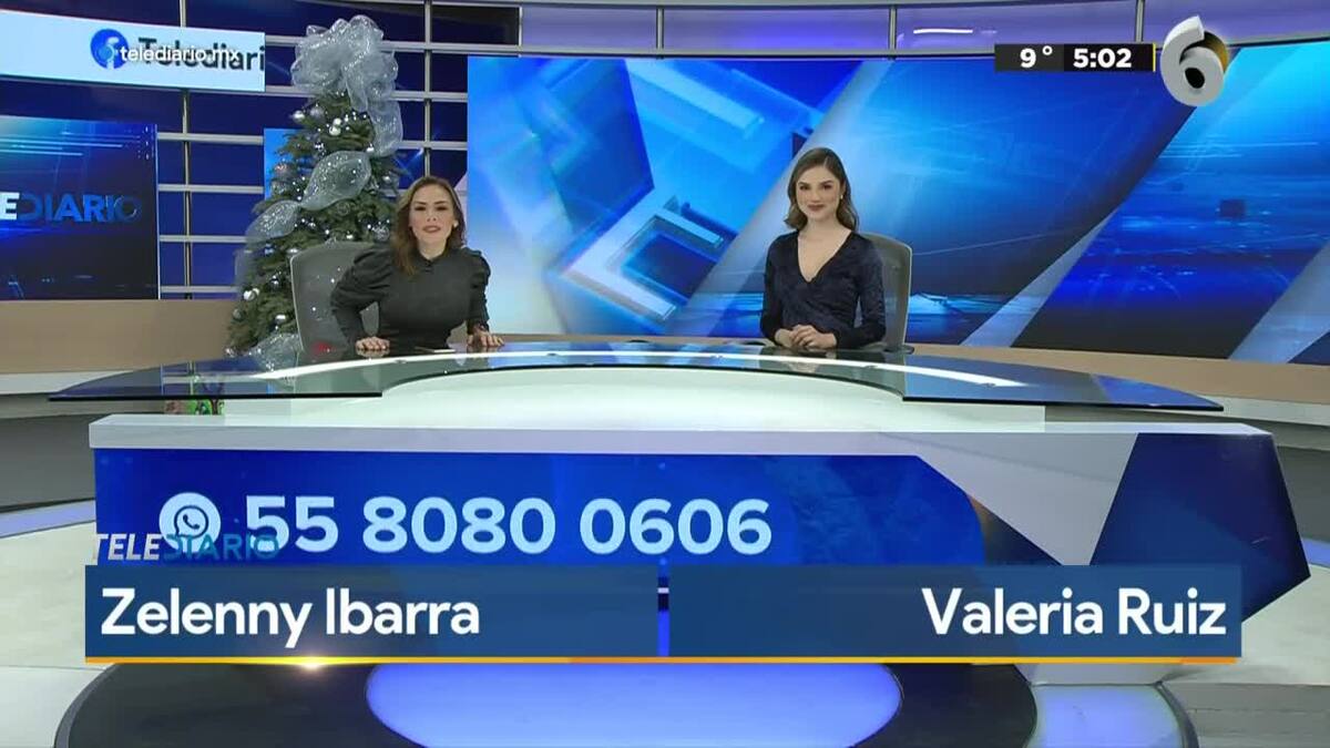 Telediario con Zelenny Ibarra y Valeria Ruiz, 31 de diciembre de 2021 Telediario con Zelenny Ibarra y Valeria Ruiz, 31 de diciembre de 2021
