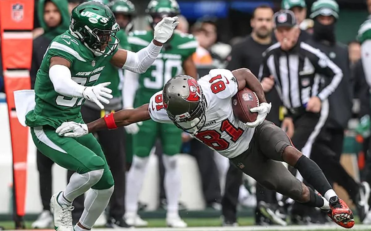 Antonio Brown en la Semana 17 ante los New York Jets / Reuters
