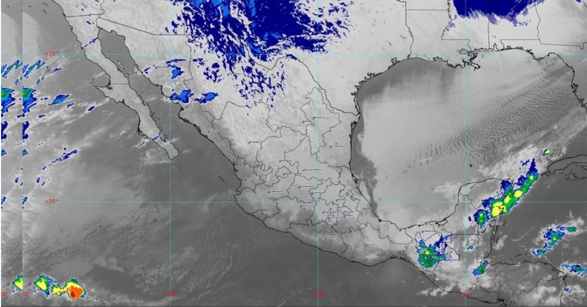 En México se reportaron temperaturas bajas en primeras horas del lunes 3 de enero debido al paso de un frente frío por el norte del país / SMN.