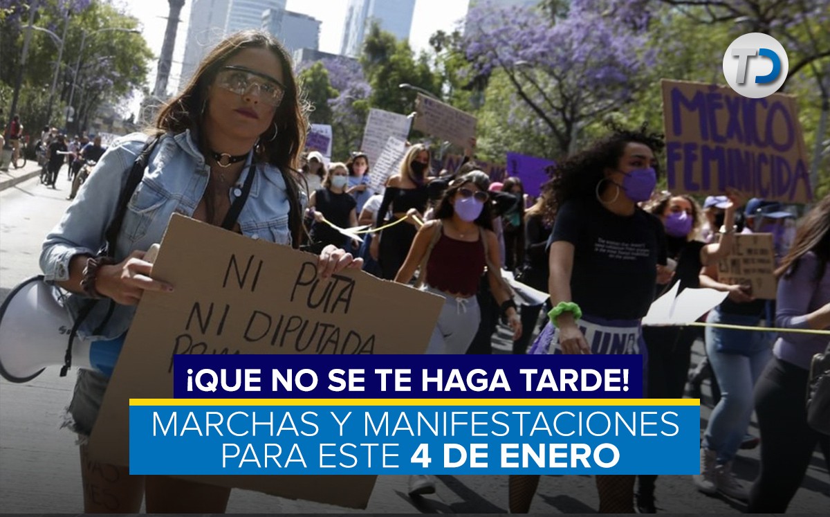 Este martes 4 de enero se realizarán tres protestas en la alcaldía Cuauhtémoc / Araceli López