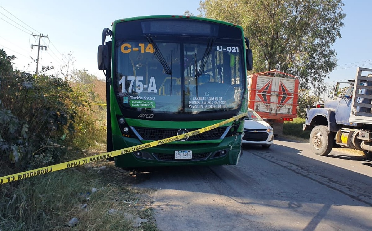 Ruta del transporte público involucrada / Juan Carlos Munguía