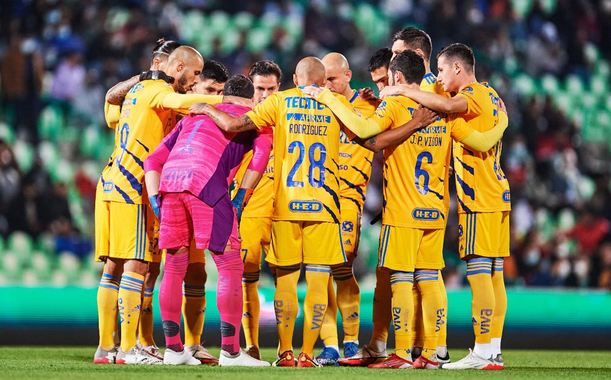 Tigres previo al partido ante Santos / Mexsport