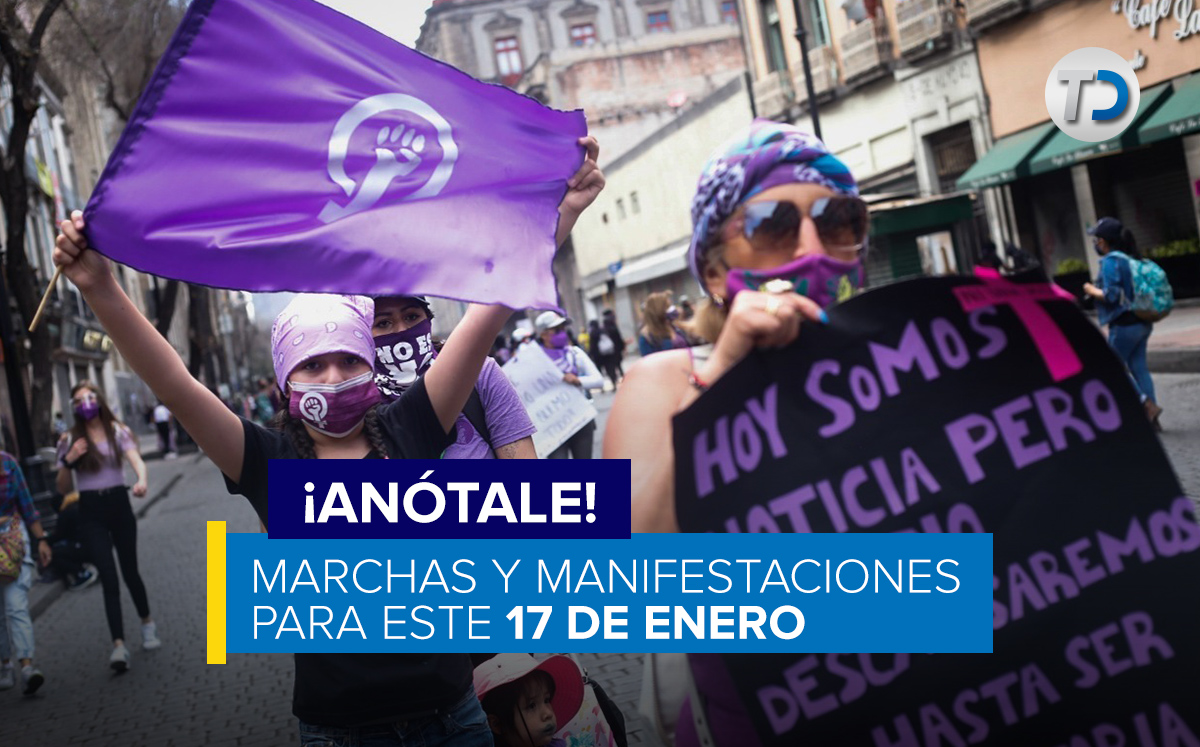 Marchas y manifestaciones del 17 de enero del 2022/ Archivo.