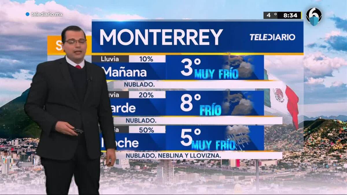 Pronóstico del tiempo para Monterrey, con Nelson Valdez 22 de enero