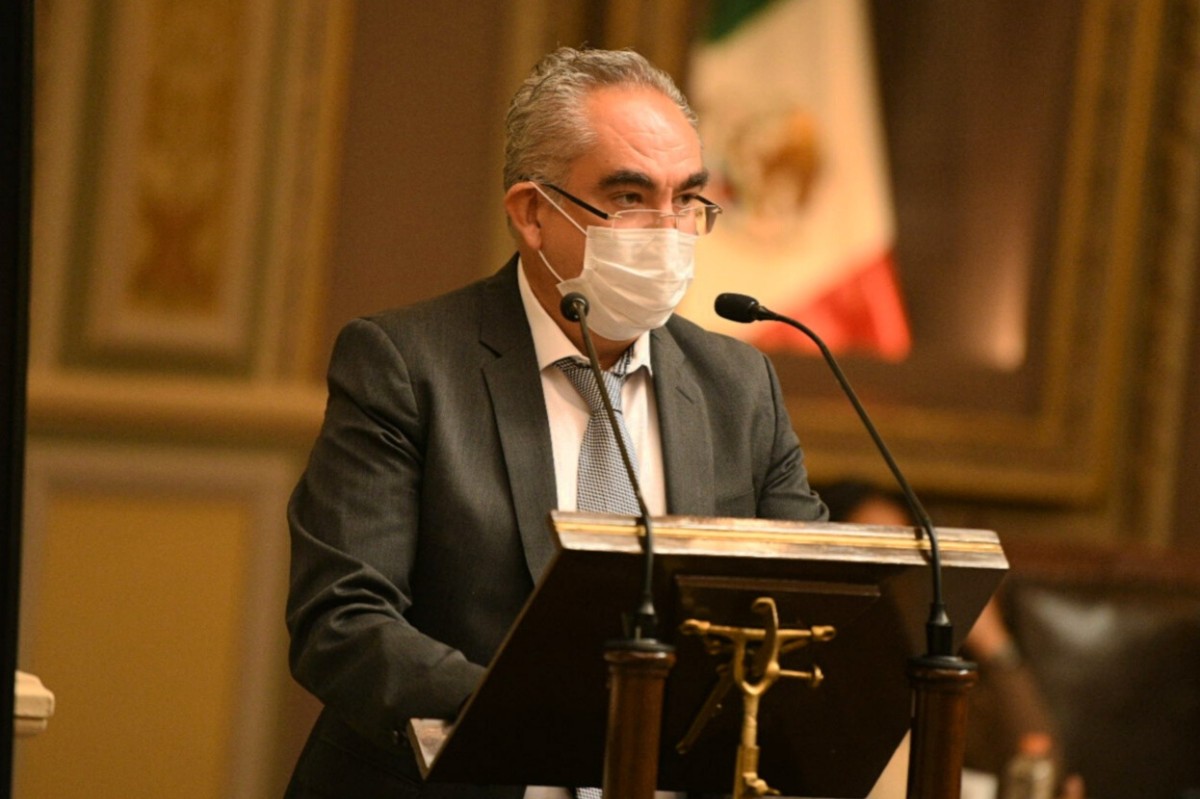 José Antonio Martínez García, titular de la Ssa estatal / Twitter @SaludPueGob