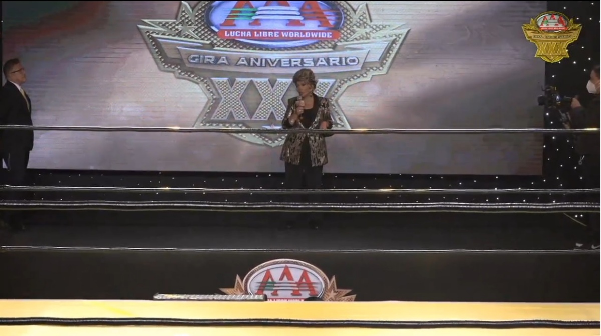 Marisela Peña, presidenta de la Lucha Libre AAA Worldwide / @luchalibreaaa