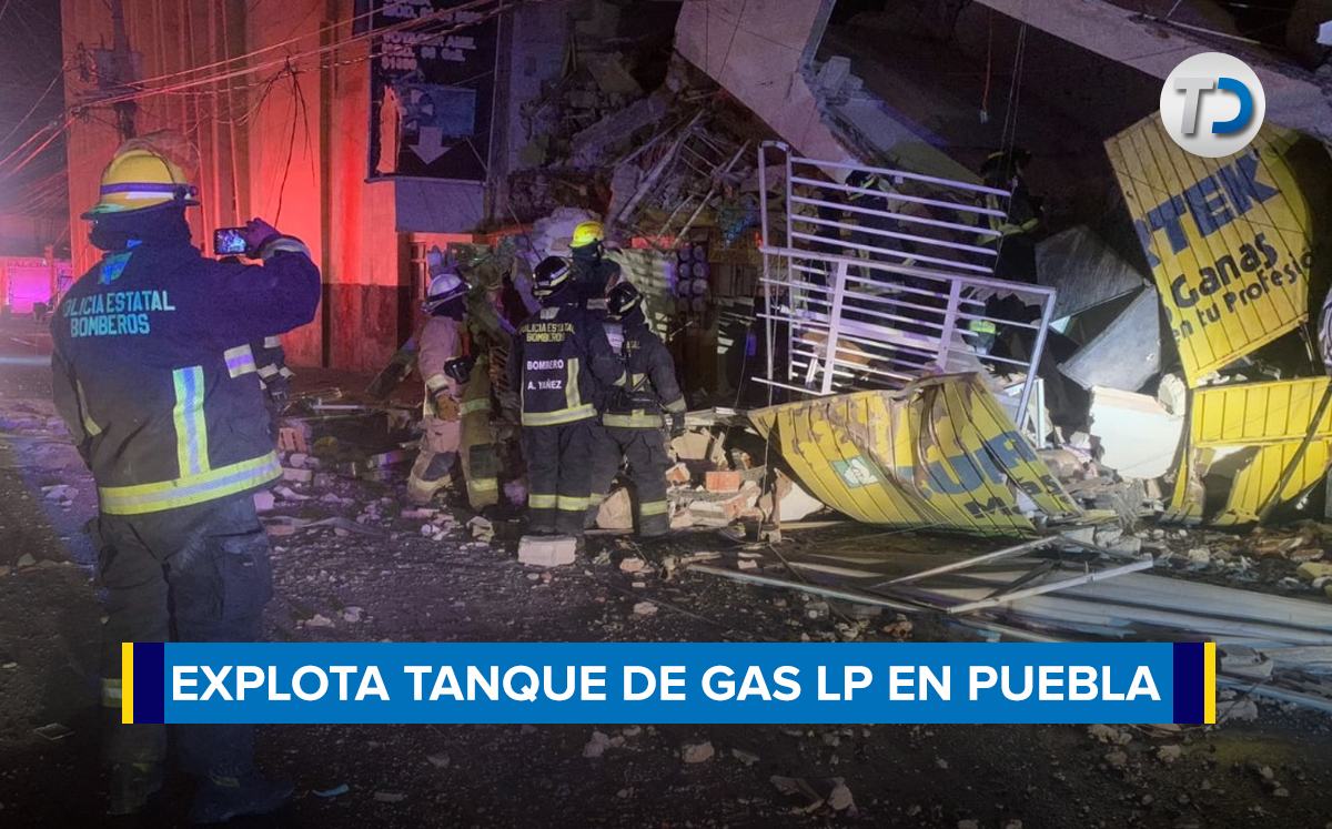 Explota tanque de gas LP en Puebla / Jesús Zavala