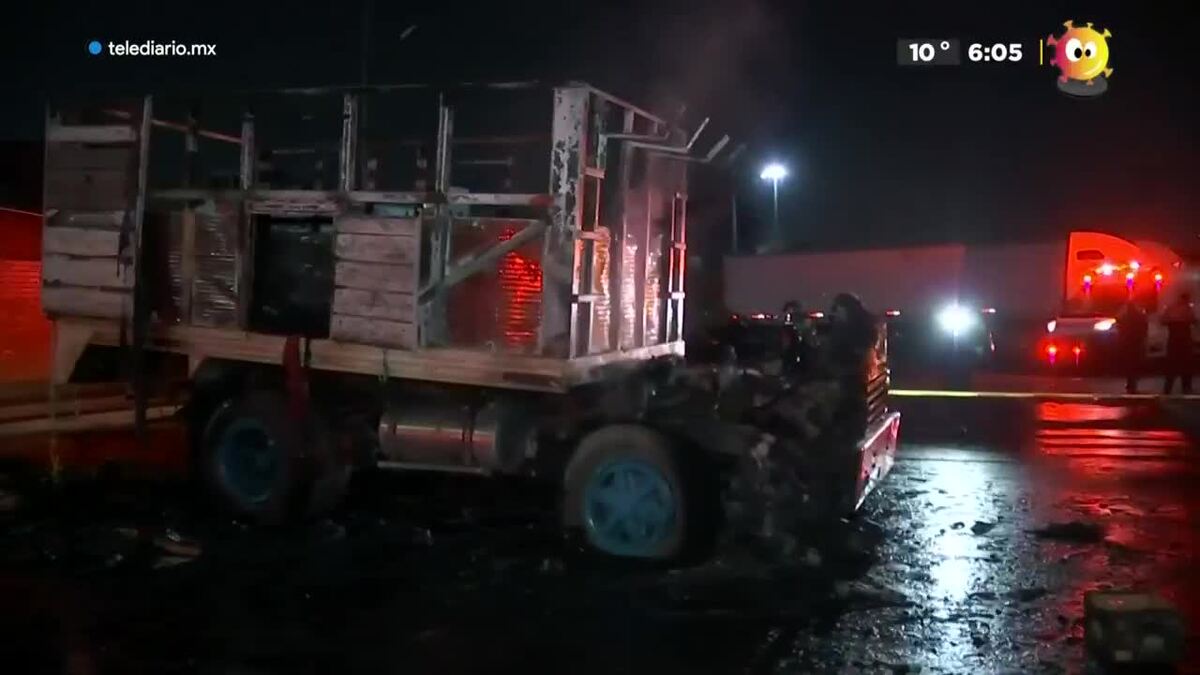 Camioneta se incendia en la CEDA Camioneta se incendia en la CEDA