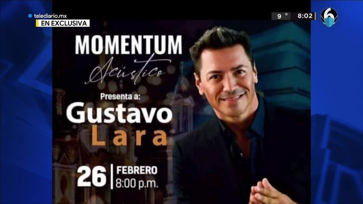 El cantante Gustavo Lara ofrecerá concierto en Puebla Telediario México
