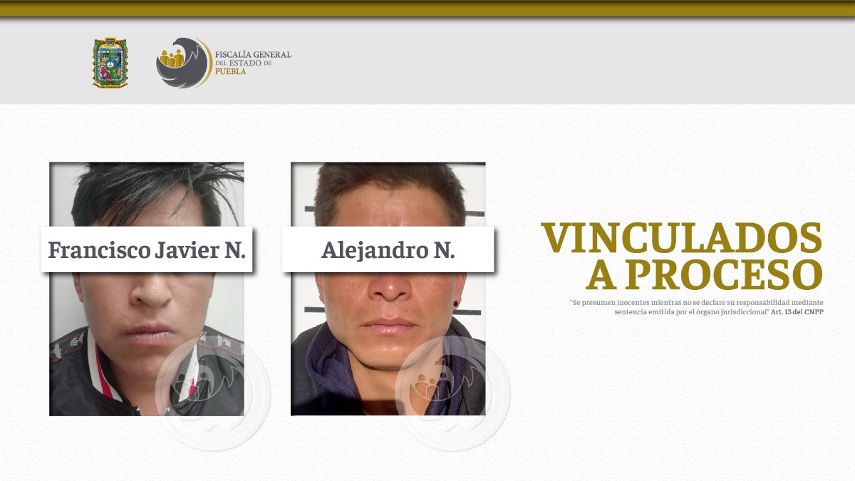 Imputados de homicidio calificado y lesiones calificadas en contra de una pareja gay en Puebla / Fiscalía de Puebla