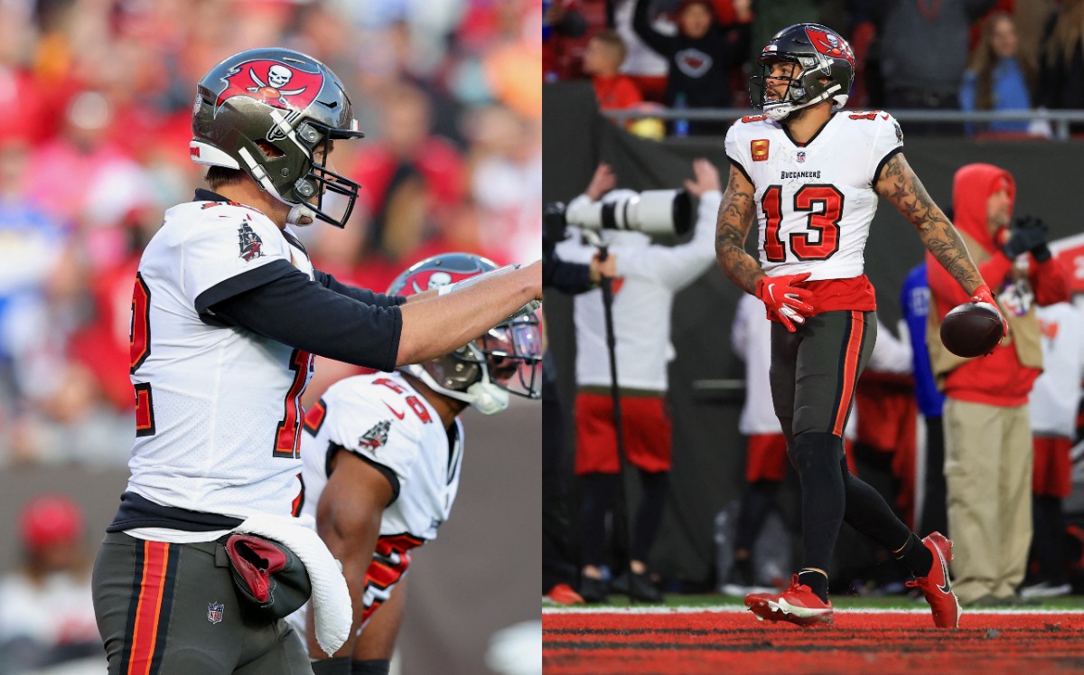 Mike Evans lanzó al público el último pase de anotación de Tom Brady