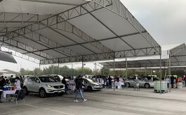 Cabe resaltar que en este módulo también se está inoculando a los ciudadanos en modalidad peatonal.