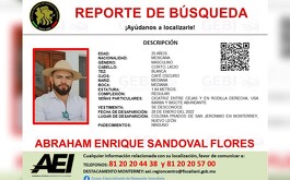 Joven regio desaparecido en Nuevo Laredo.
