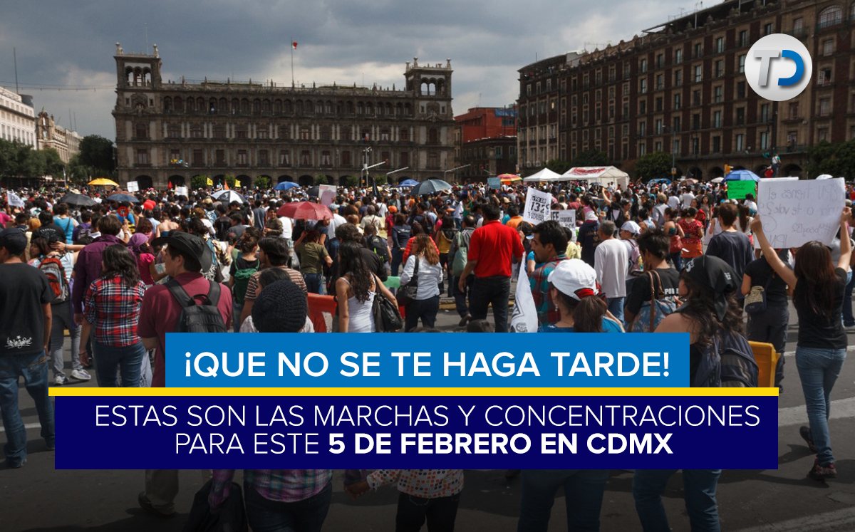 Marchas en CdMx /Cortesía