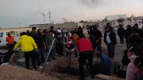 Dan último adiós a Don Juan e hijos muertos en incendio; familia tuvo que cavar las gavetas