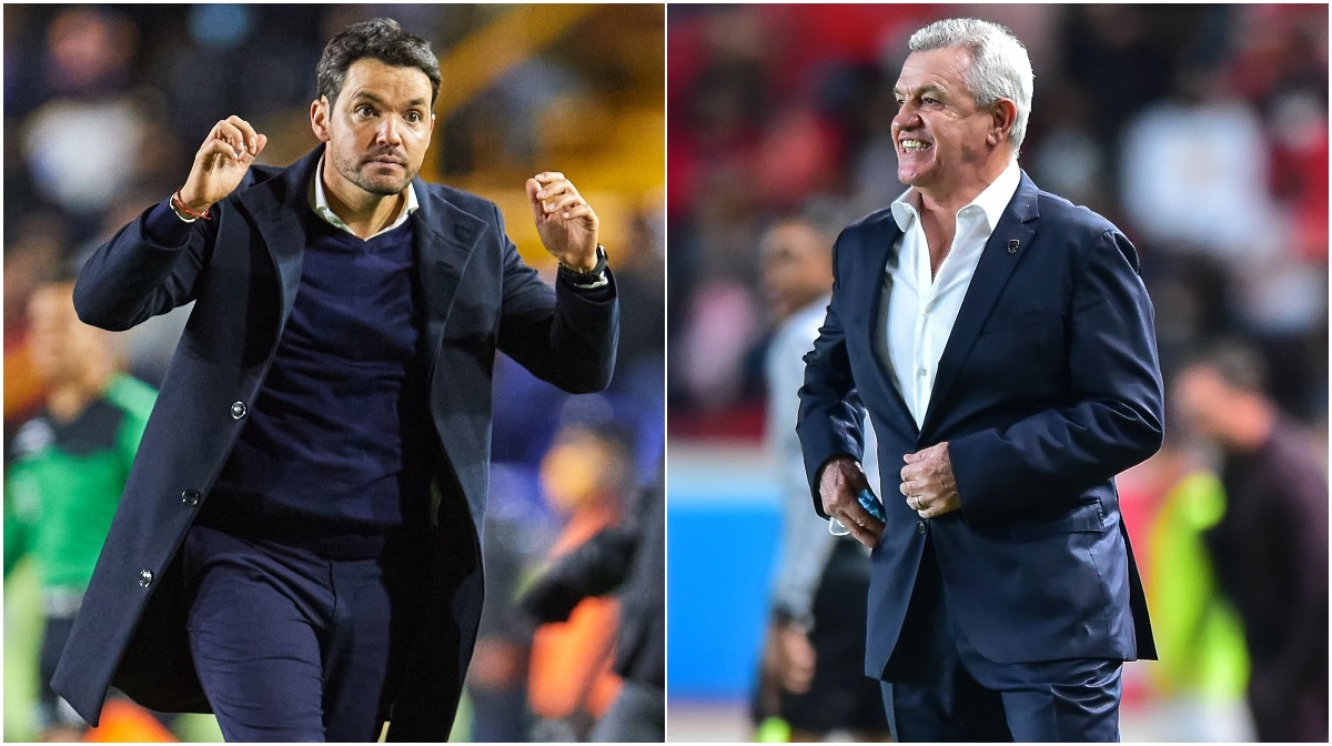 Nicolás Larcamón y Javier Aguirre, técnicos de Puebla y Rayados respectivamente / Mexsport