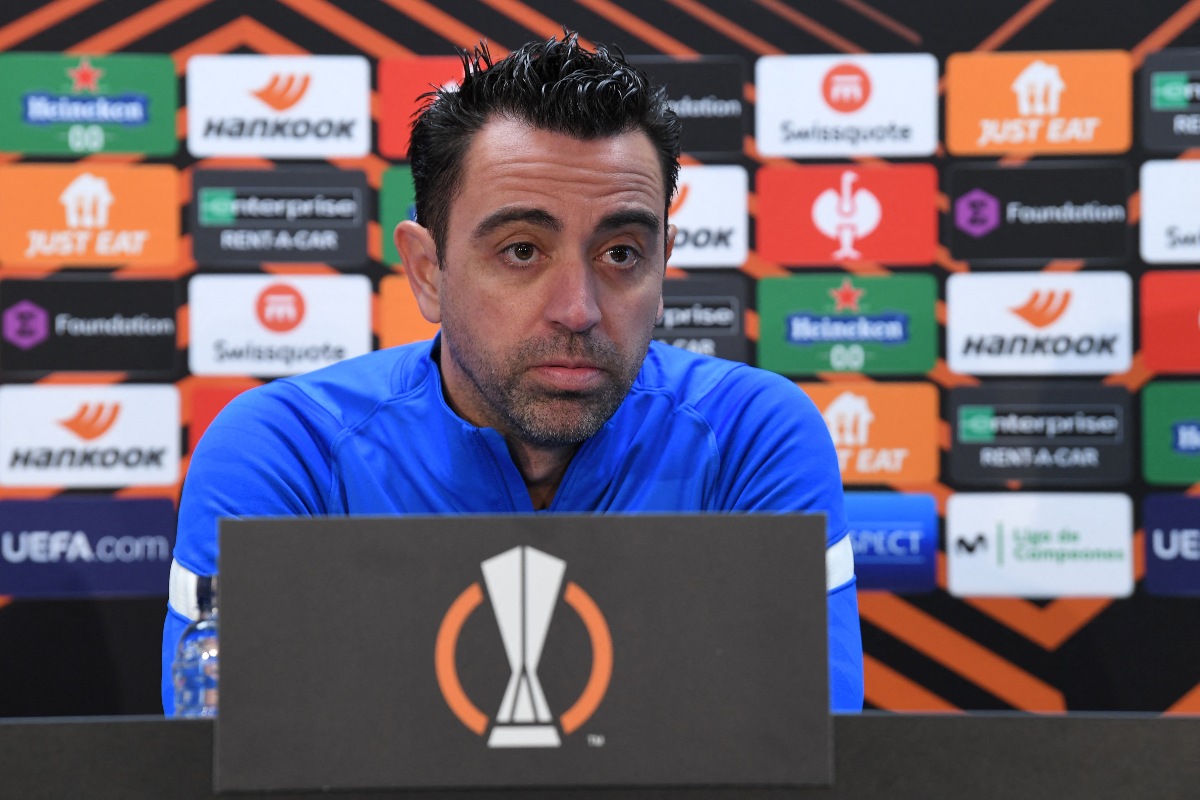 Xavi Hernández, técnico del FC Barcelona / AFP