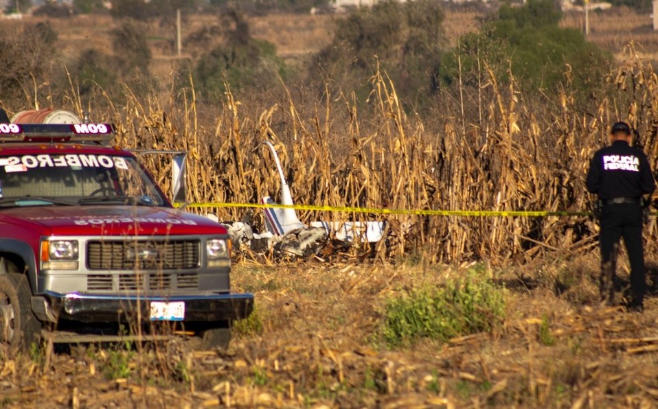 Escena del lugar donde ocurrió el accidente aéreo de Rafael Moreno Valle y Martha Érika Alonso / Andrés Lobato