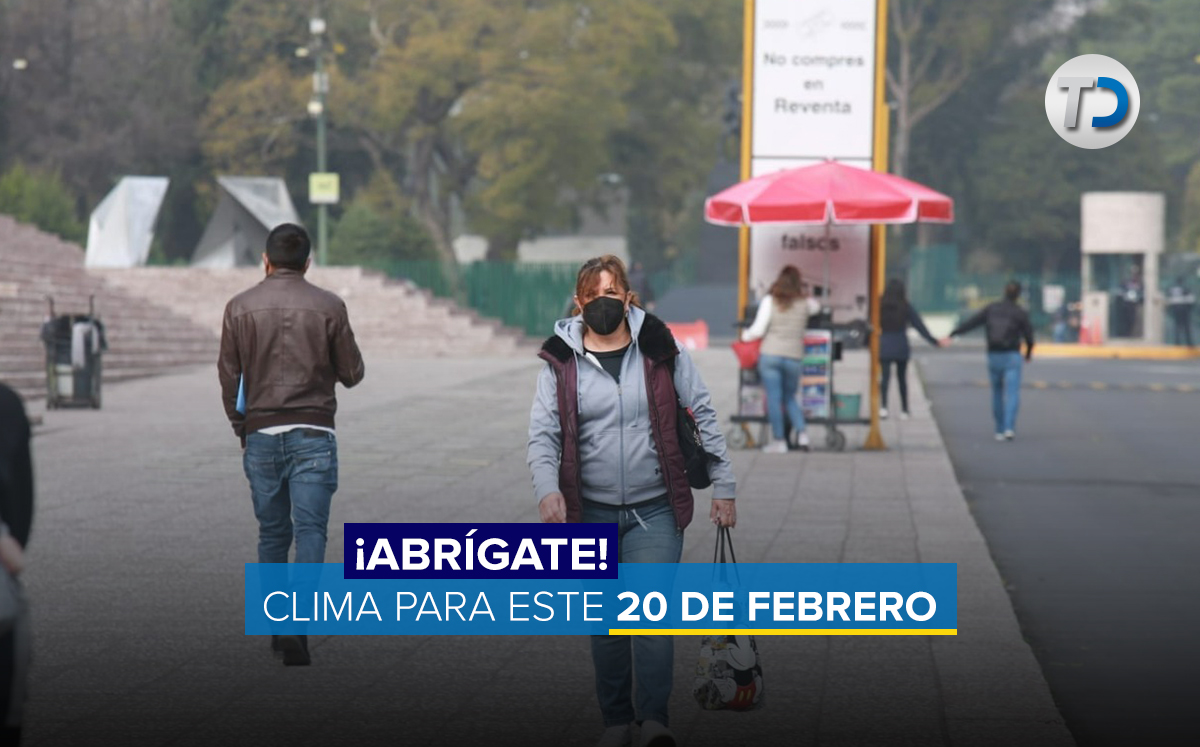 Clima para el 20 de febrero en la Ciudad de México /Archivo.