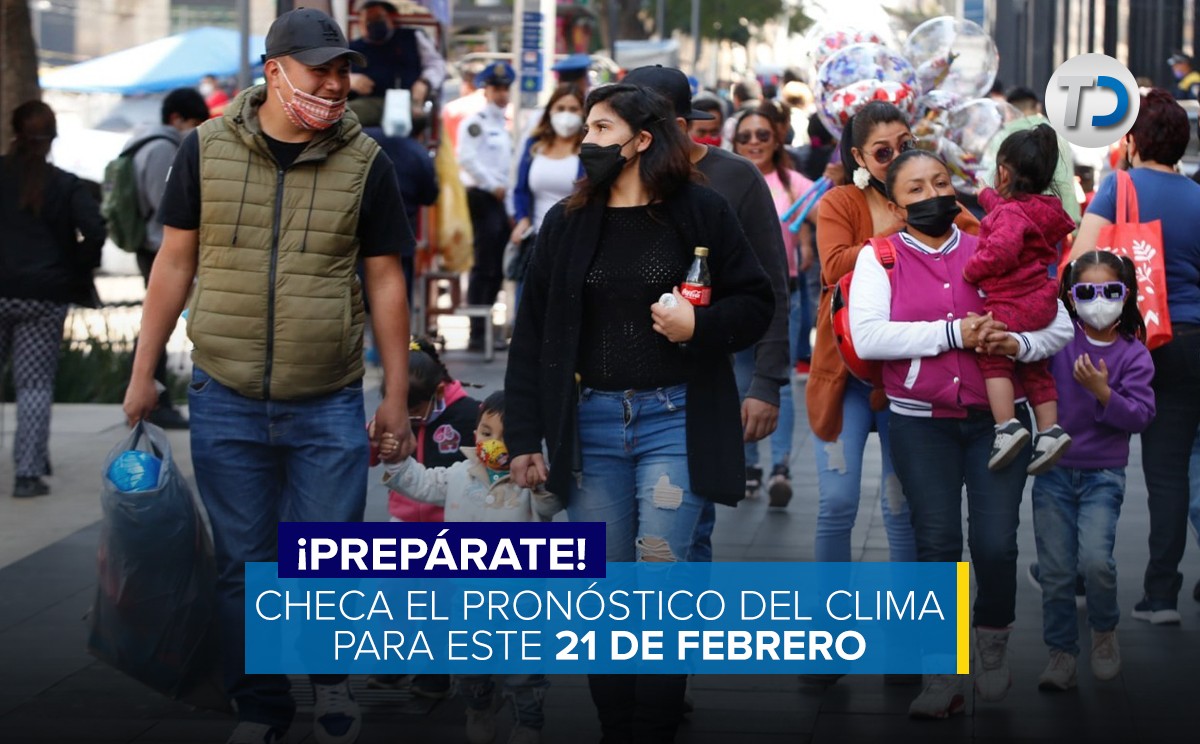 El clima en la Ciudad de México el 21 de febrero de 2022/ Archivo.