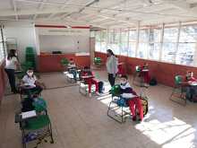 Escuela de Apodaca protegida por el INAH sufre graves daños.