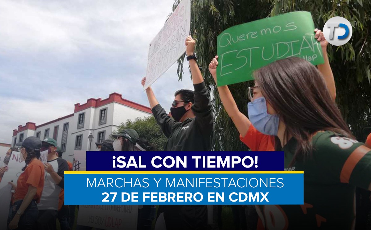 Se prevén ocho marchas y manifestaciones en la Ciudad de México / Archivo.