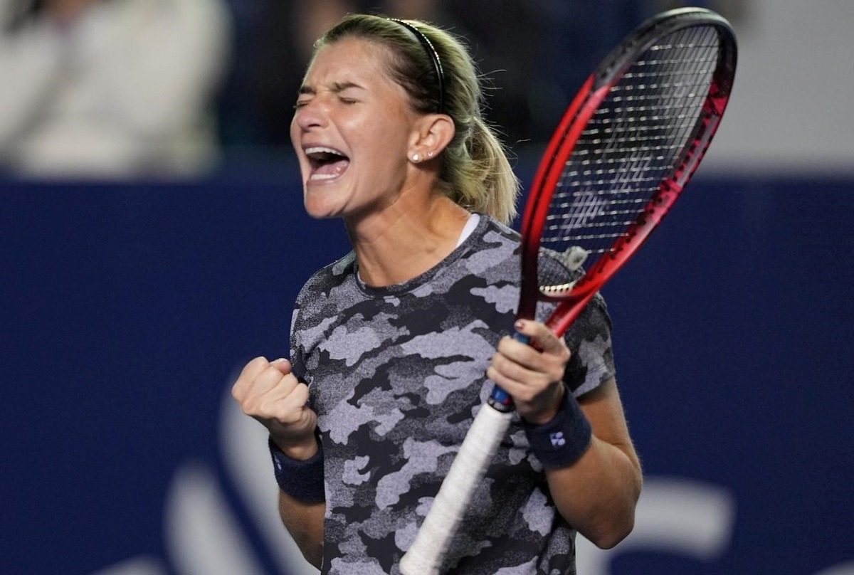 La mexicana Marcela Zacarías durante su debut en el Abierto GNP Seguros de Monterrey / Daniel Santillán