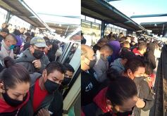 Reportan fallas en estación Talleres de la Línea 1 del Metrorrey.