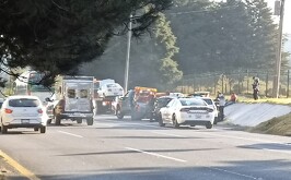 México-Toluca: se registra carambola en el kilómetro 29
