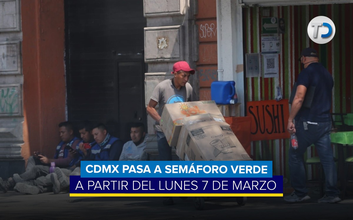 CdMx pasará a semáforo verde