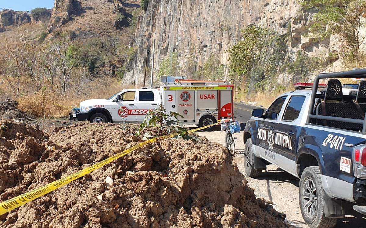 Área donde localizaron los cuerpos en Zapopan / Juan Carlos Munguía