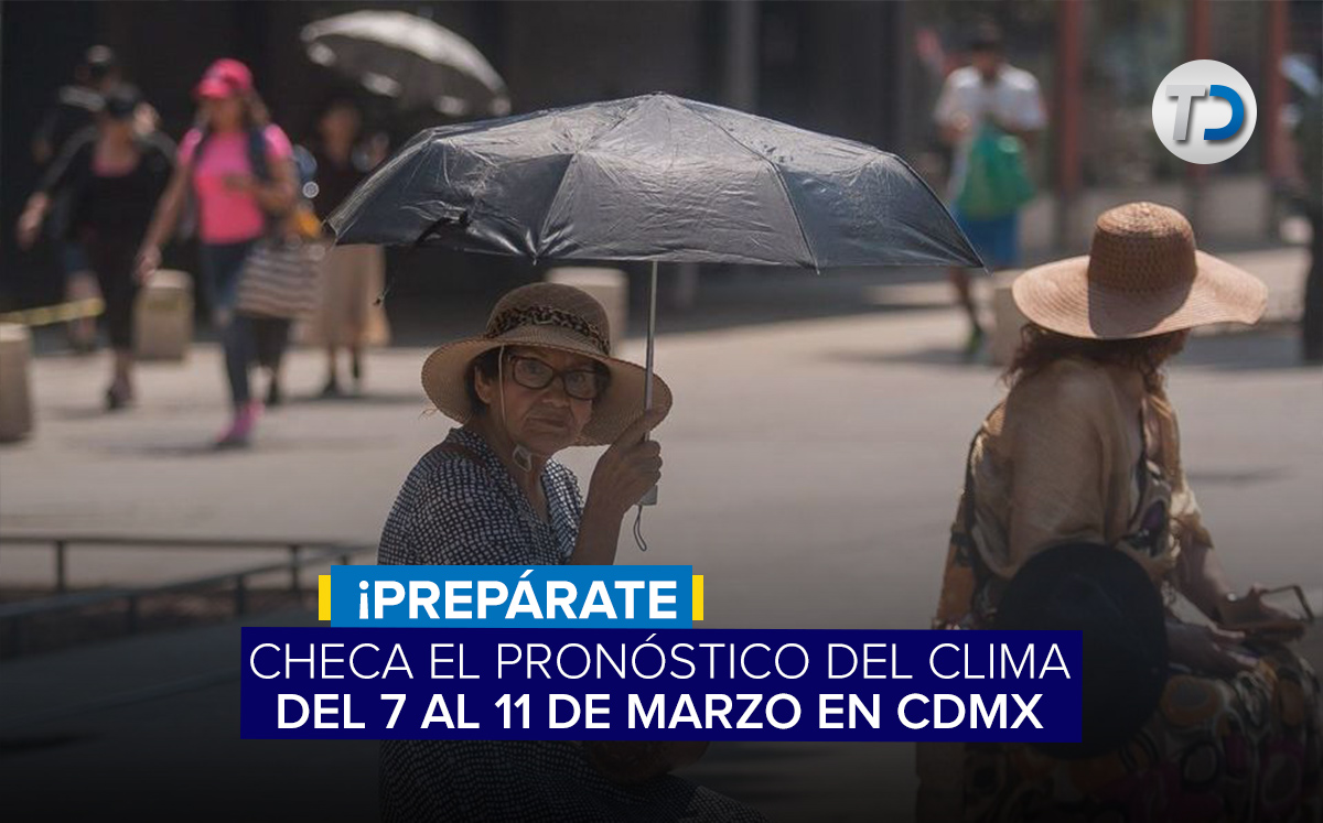 Clima en la Ciudad de México y Estado de México del 7 al 11 de marzo/ Archivo.