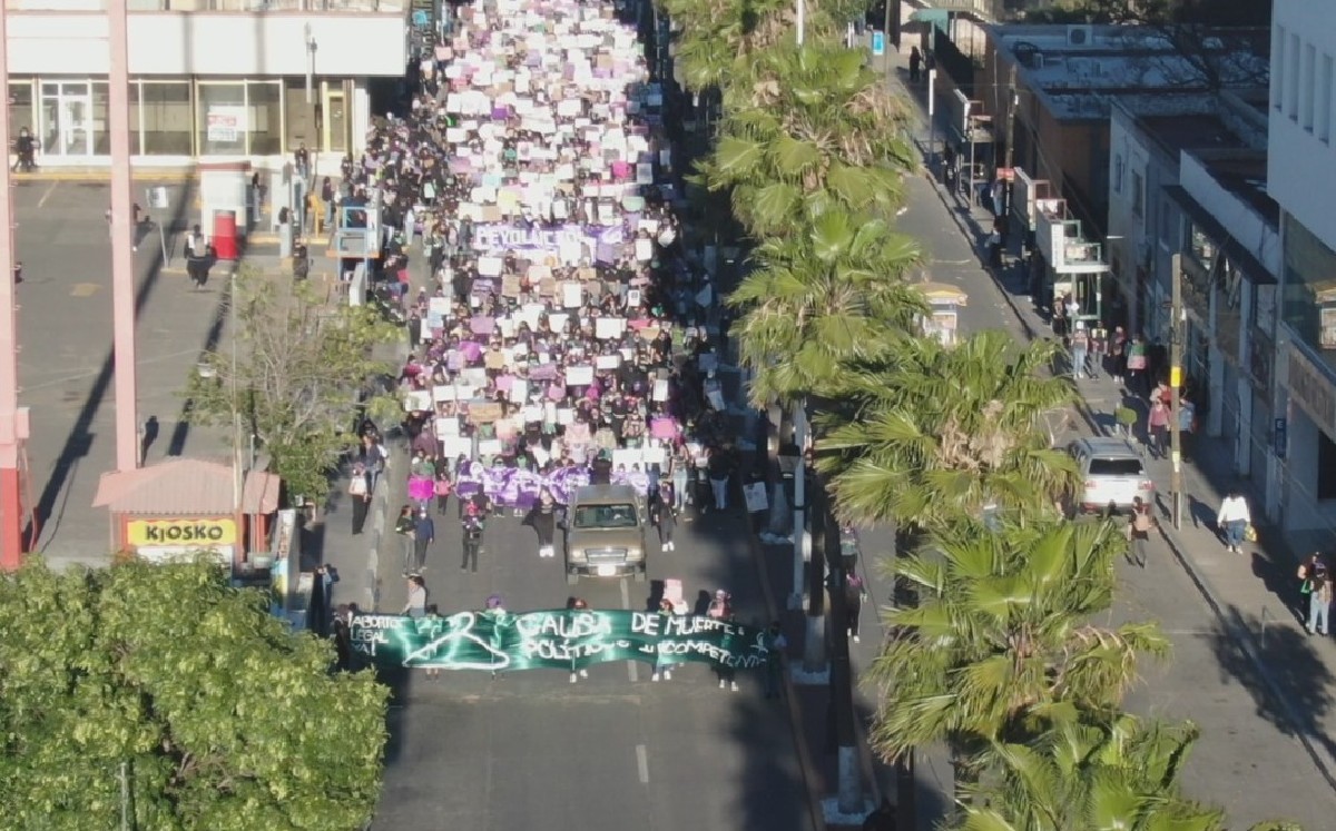 Durango. Mujeres participan en paro “Un día sin nosotras”