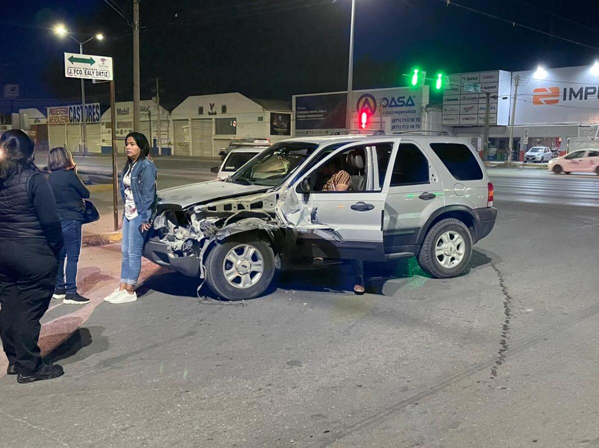 Conductora ebria provocó fuerte accidente en Torreón