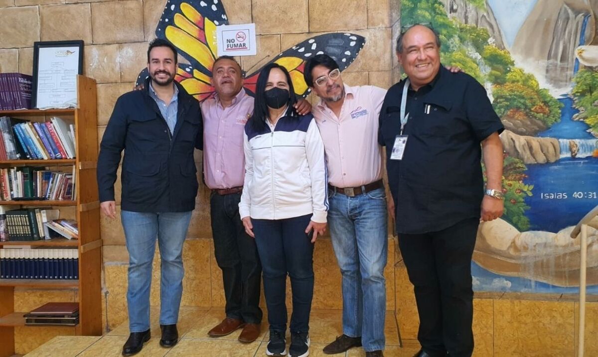 Diputado de Movimiento Ciudadano visita Centro de Rehabilitación La Paz. / Cortesía.