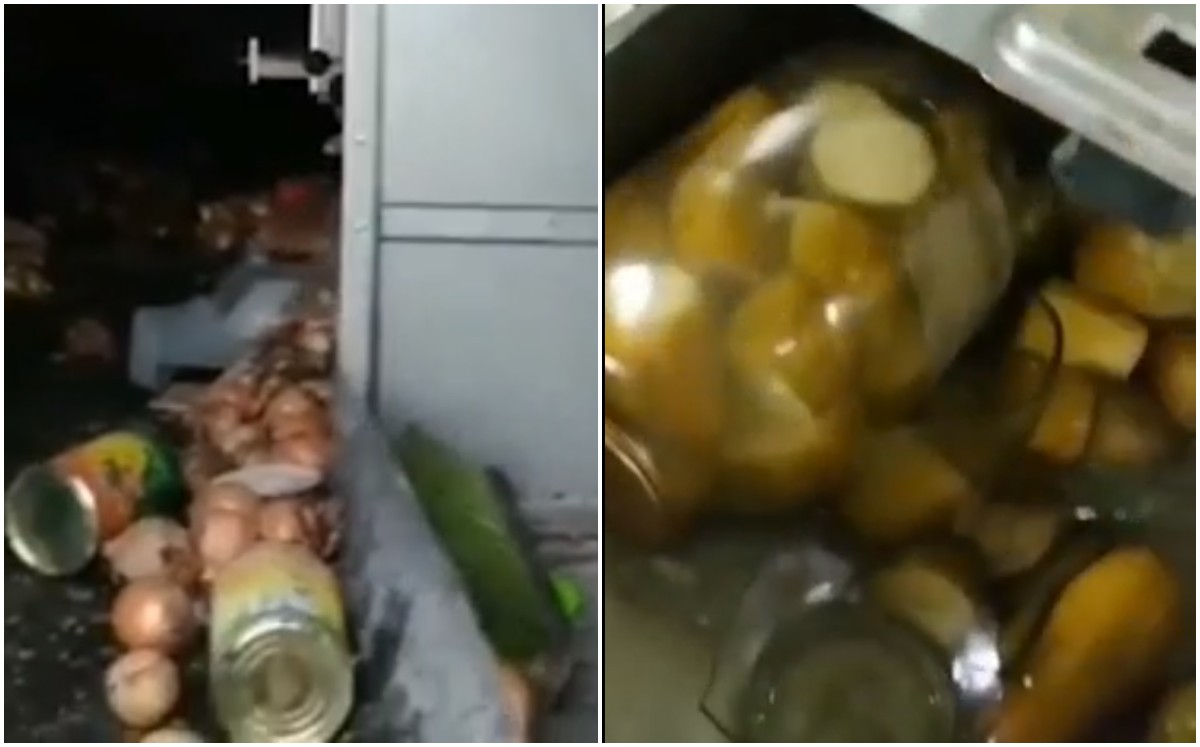 Comida del ejército ruso / Captura de video