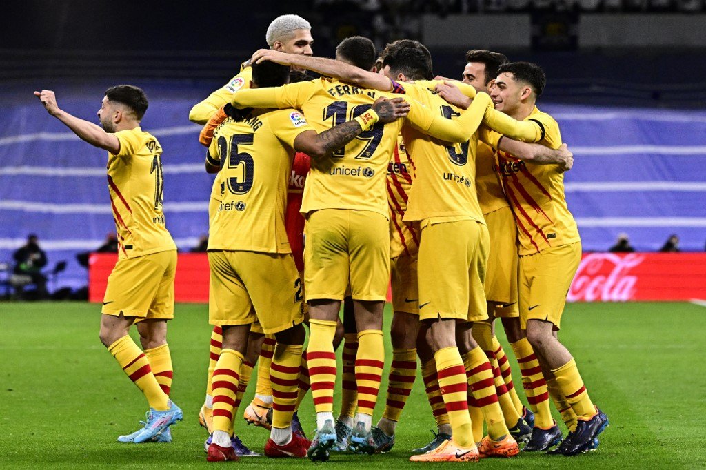 El FC Barcelona le pegó 0-4 al Real Madrid / Agencia AFP