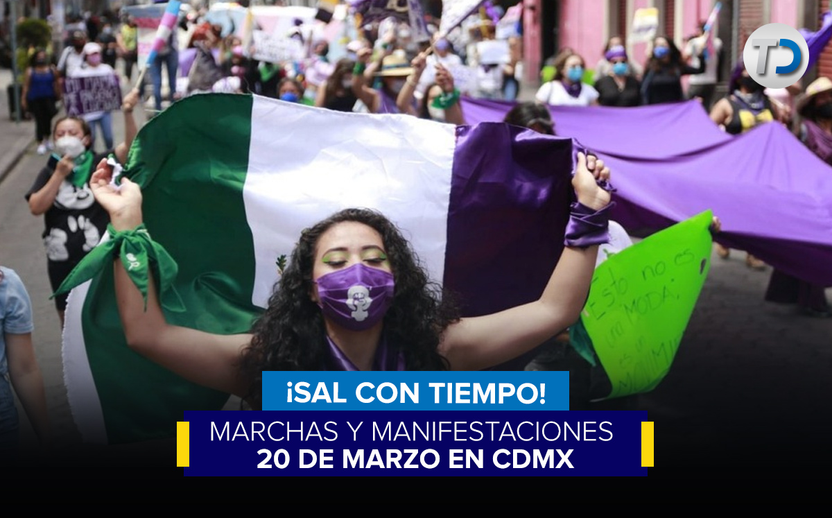 Marchas y concentraciones de este domingo 20 de marzo/ Archivo.
