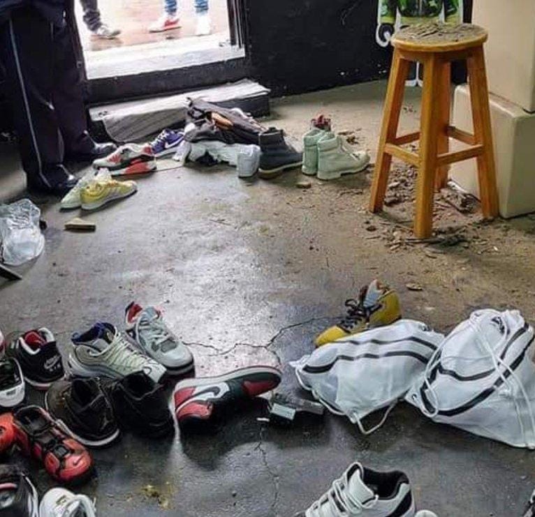 Robo a tienda de tenis en Puebla / Jesús Zavala