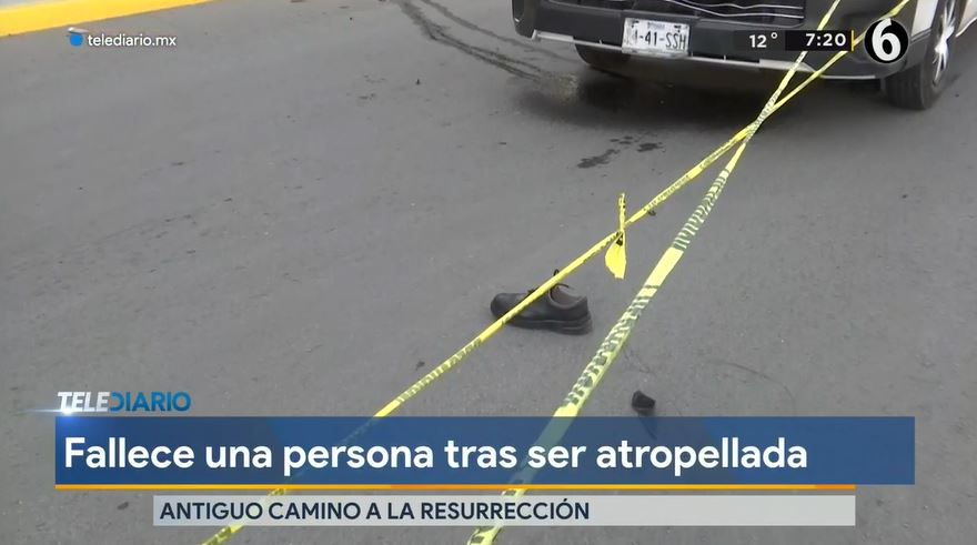 Persona de la tercera edad muere arrollada en Puebla / Telediario