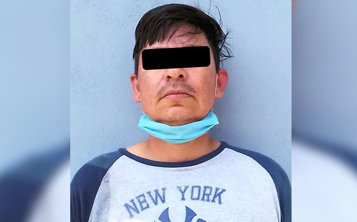 Hombre detenido por golpear a su esposa en Apodaca. / Especial