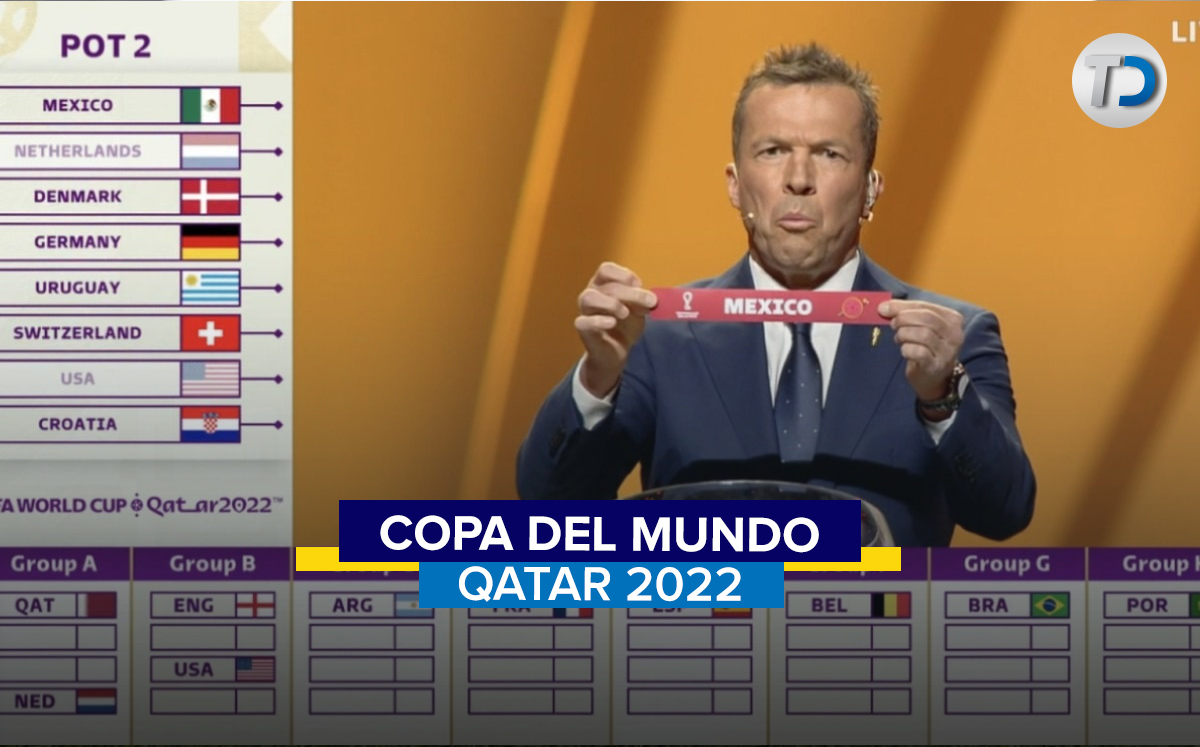 México en sorteo de Qatar 2022. / FIFA