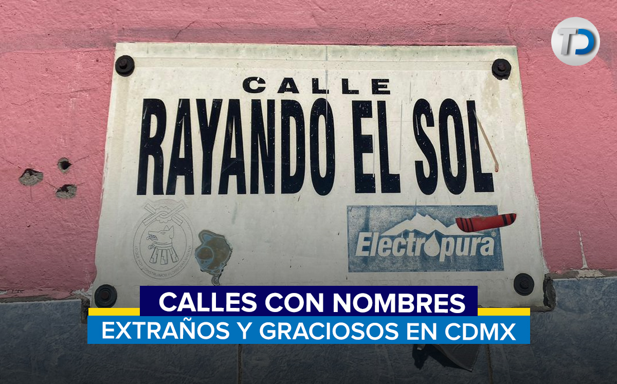 Calles con nombres curisosos y extraños en Ciudad de México/ César García