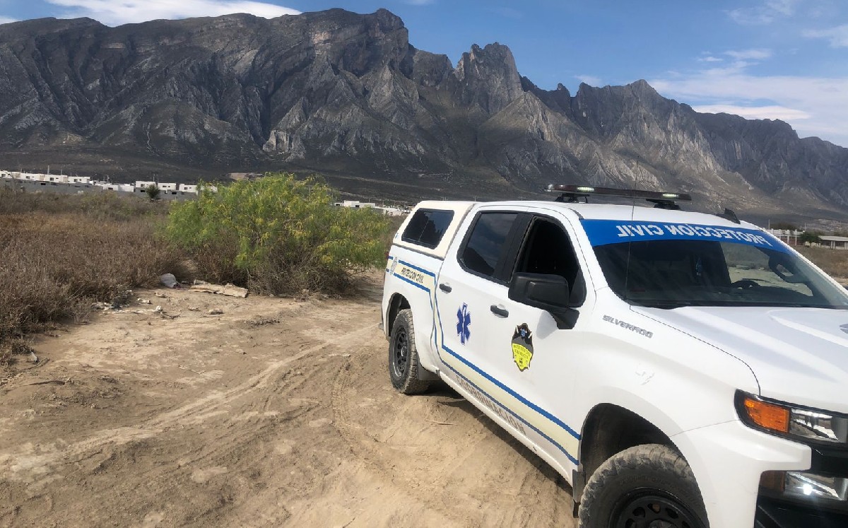 Hallan cuerpo de un hombre envuelto en sábana en García / Cortesía