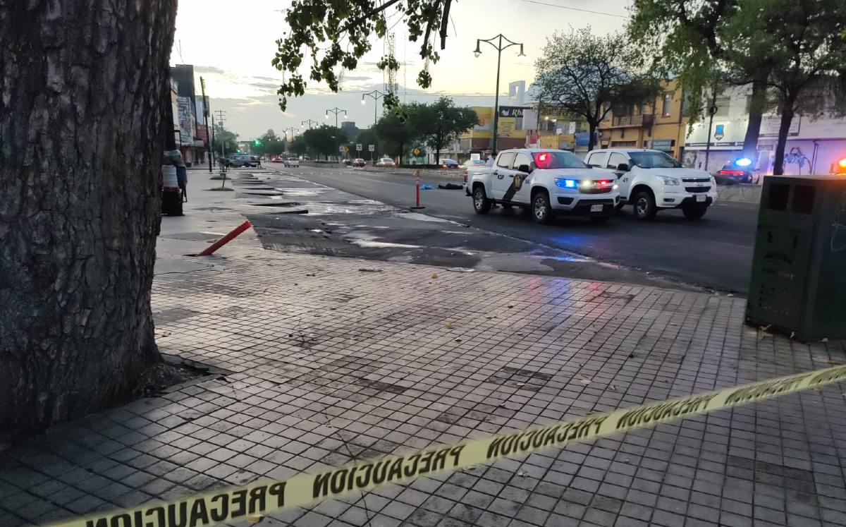 Hombre atropellado en avenida Madero. / Agustín Martínez