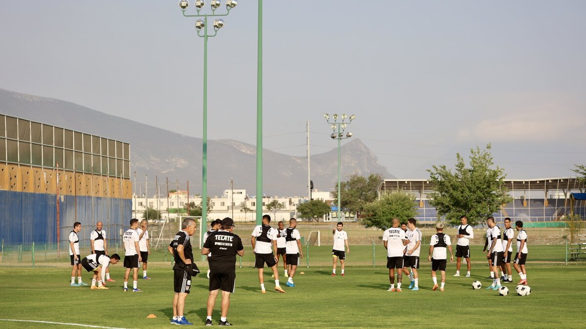 Imagen del entrenamiento de este jueves de Tigres / Club Tigres