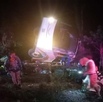 El autobús en el que viajaban los peregrinos cayó a una barranca / SSP Oaxaca El autobús en el que viajaban los peregrinos cayó a una barranca / SSP Oaxaca